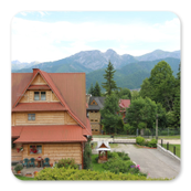 Panorama Tatr widoczna z okien obiektu